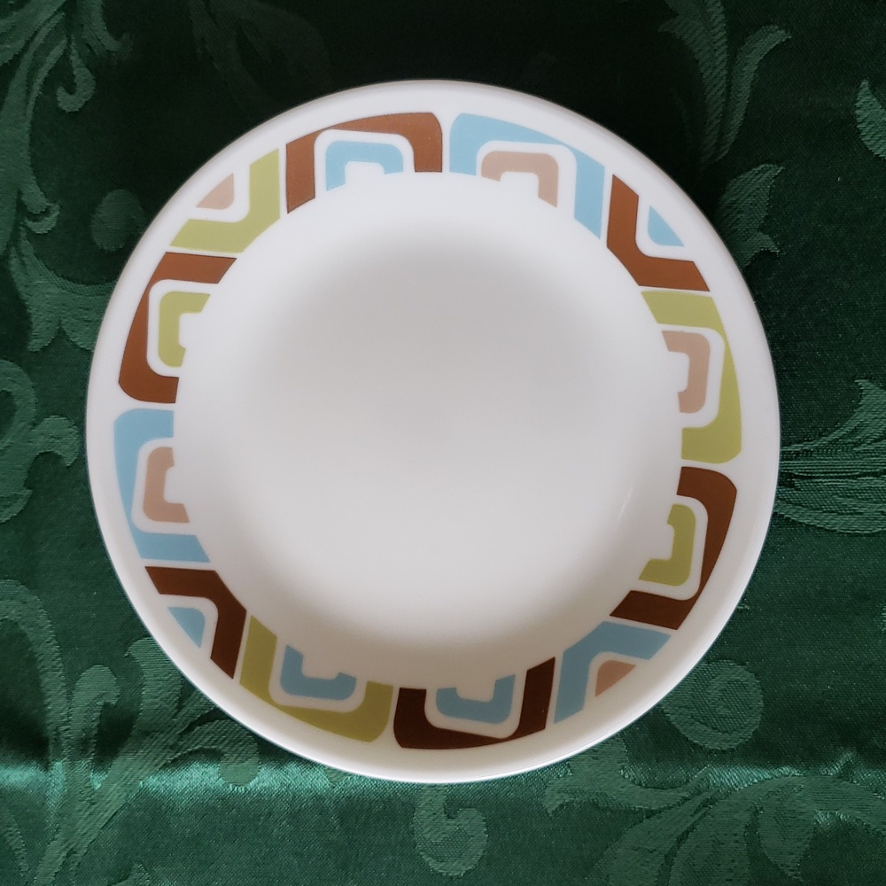 Corelle 6 1/2in bread plate replacement Squares collection